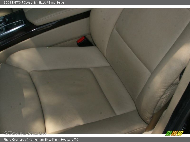 Jet Black / Sand Beige 2008 BMW X5 3.0si