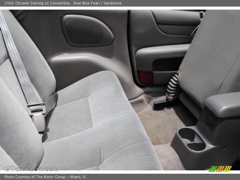 Steel Blue Pearl / Sandstone 2002 Chrysler Sebring LX Convertible