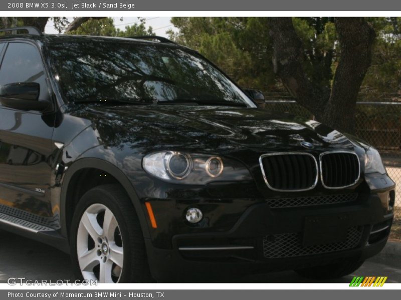 Jet Black / Sand Beige 2008 BMW X5 3.0si