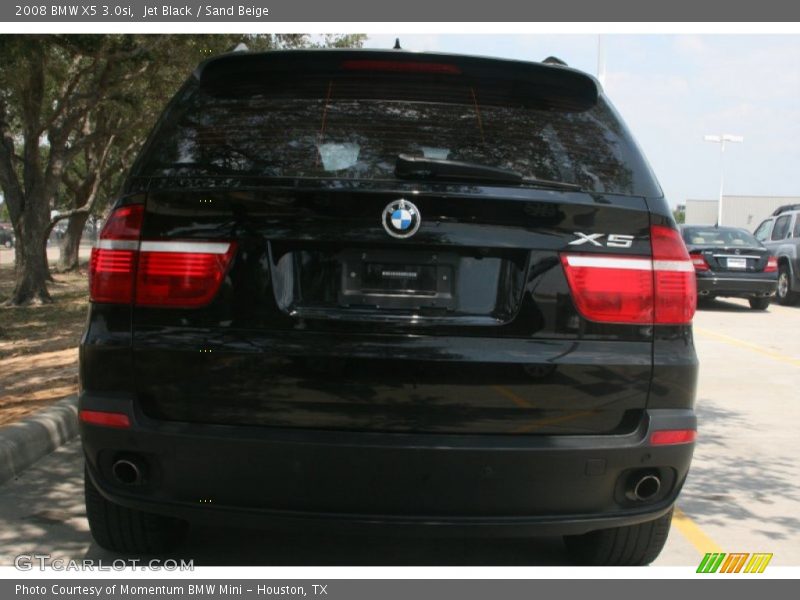 Jet Black / Sand Beige 2008 BMW X5 3.0si