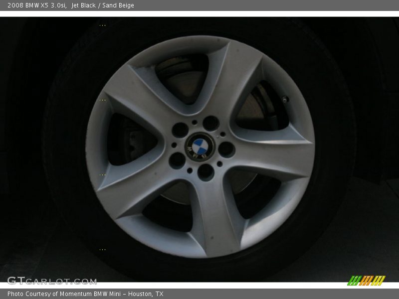 Jet Black / Sand Beige 2008 BMW X5 3.0si