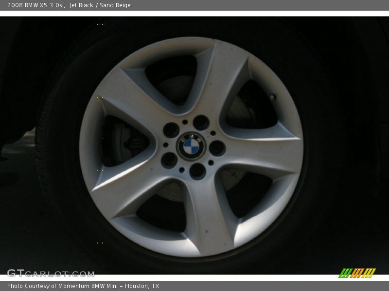 Jet Black / Sand Beige 2008 BMW X5 3.0si