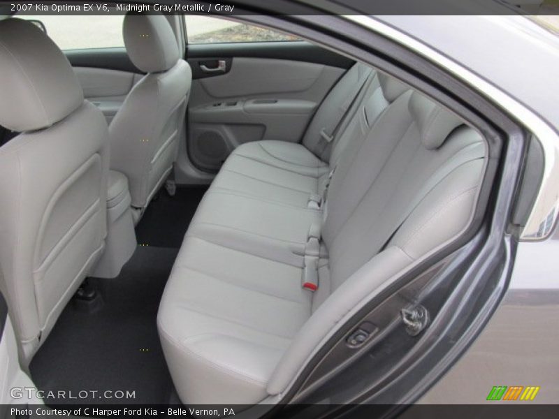 Midnight Gray Metallic / Gray 2007 Kia Optima EX V6