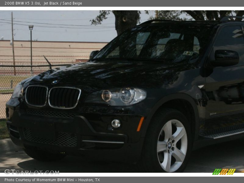 Jet Black / Sand Beige 2008 BMW X5 3.0si