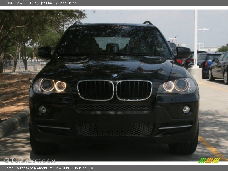 Jet Black / Sand Beige 2008 BMW X5 3.0si