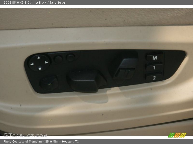 Jet Black / Sand Beige 2008 BMW X5 3.0si