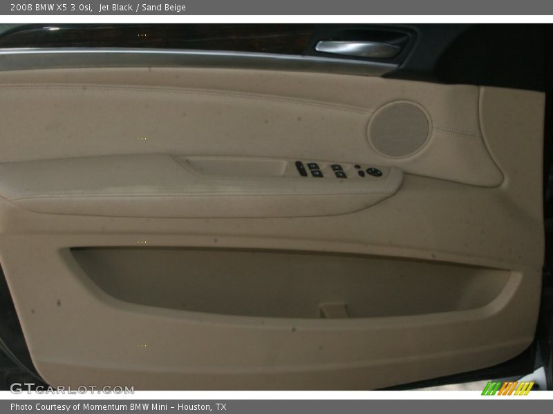 Jet Black / Sand Beige 2008 BMW X5 3.0si