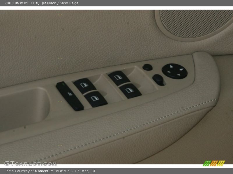 Jet Black / Sand Beige 2008 BMW X5 3.0si