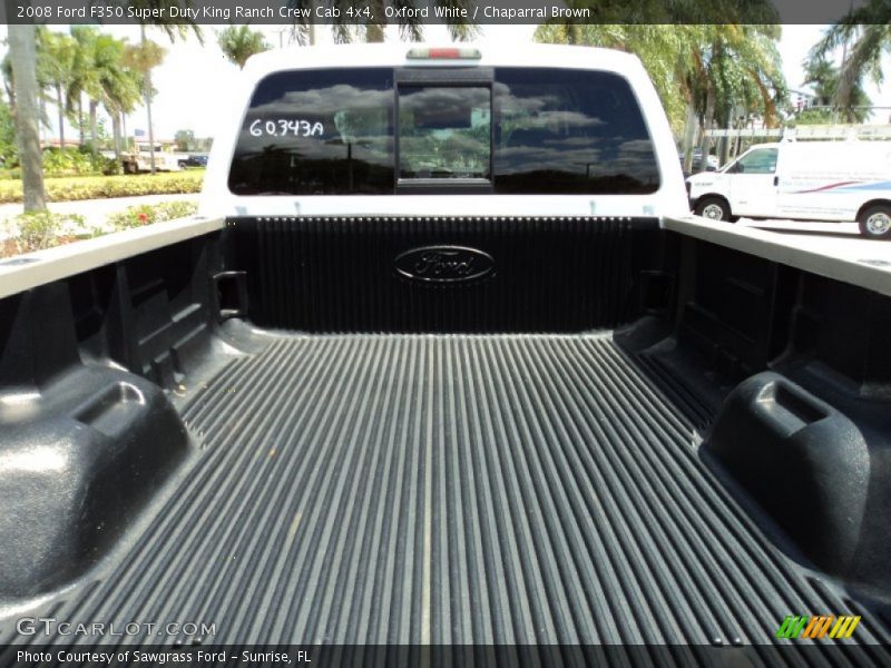 Oxford White / Chaparral Brown 2008 Ford F350 Super Duty King Ranch Crew Cab 4x4