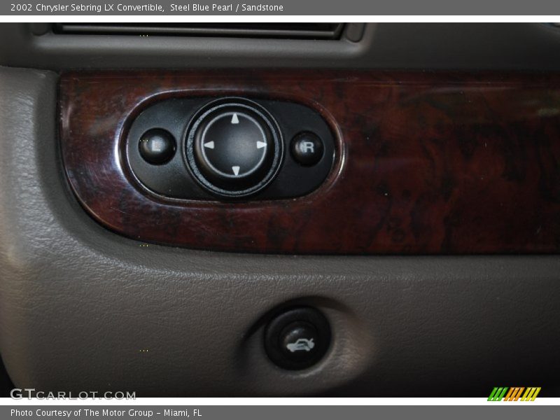 Steel Blue Pearl / Sandstone 2002 Chrysler Sebring LX Convertible