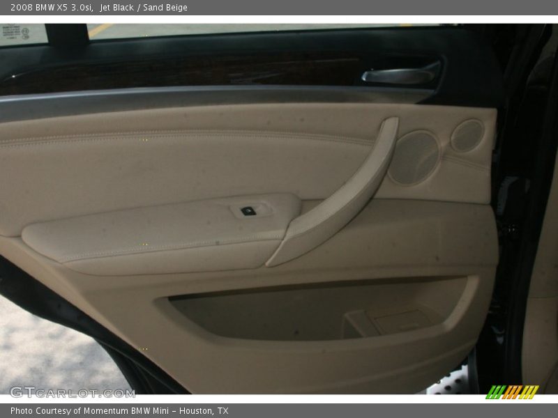 Jet Black / Sand Beige 2008 BMW X5 3.0si