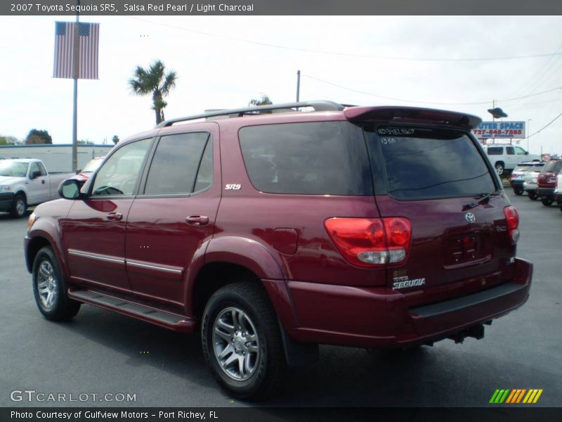 Salsa Red Pearl / Light Charcoal 2007 Toyota Sequoia SR5