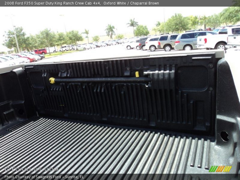 Oxford White / Chaparral Brown 2008 Ford F350 Super Duty King Ranch Crew Cab 4x4