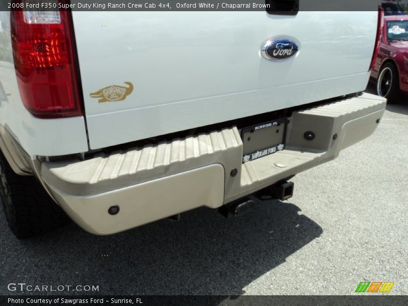 Oxford White / Chaparral Brown 2008 Ford F350 Super Duty King Ranch Crew Cab 4x4
