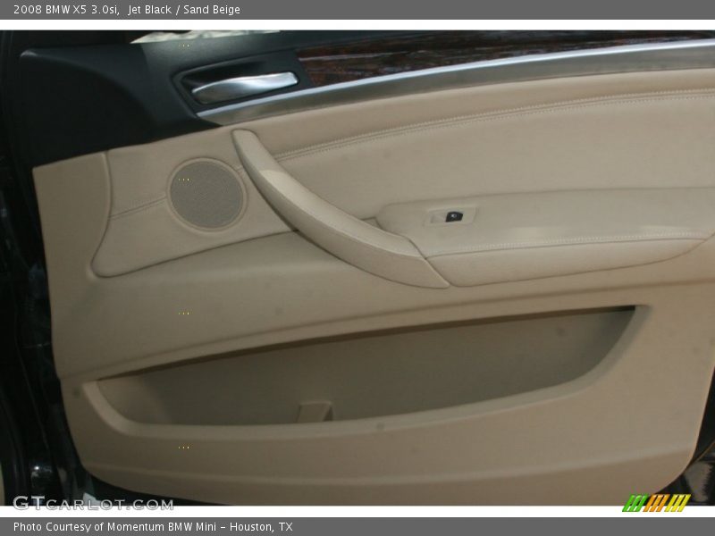 Jet Black / Sand Beige 2008 BMW X5 3.0si