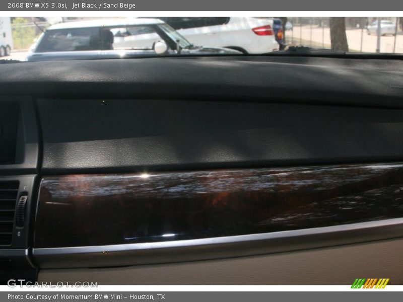 Jet Black / Sand Beige 2008 BMW X5 3.0si