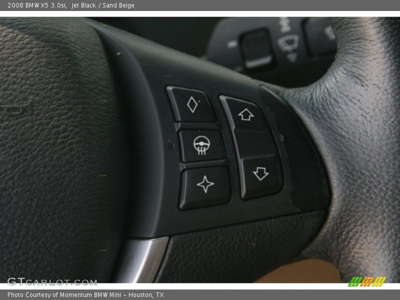 Jet Black / Sand Beige 2008 BMW X5 3.0si