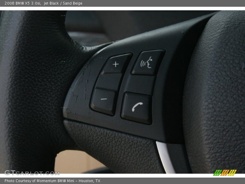 Jet Black / Sand Beige 2008 BMW X5 3.0si