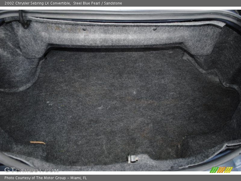  2002 Sebring LX Convertible Trunk