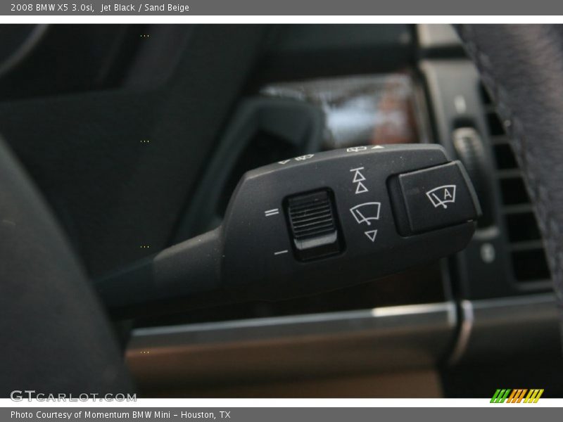 Jet Black / Sand Beige 2008 BMW X5 3.0si