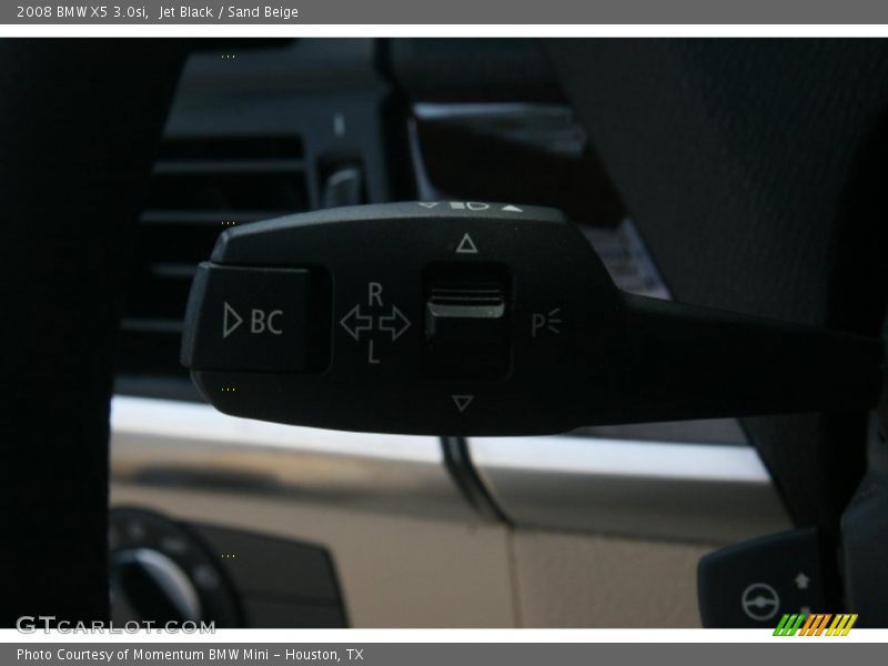 Jet Black / Sand Beige 2008 BMW X5 3.0si