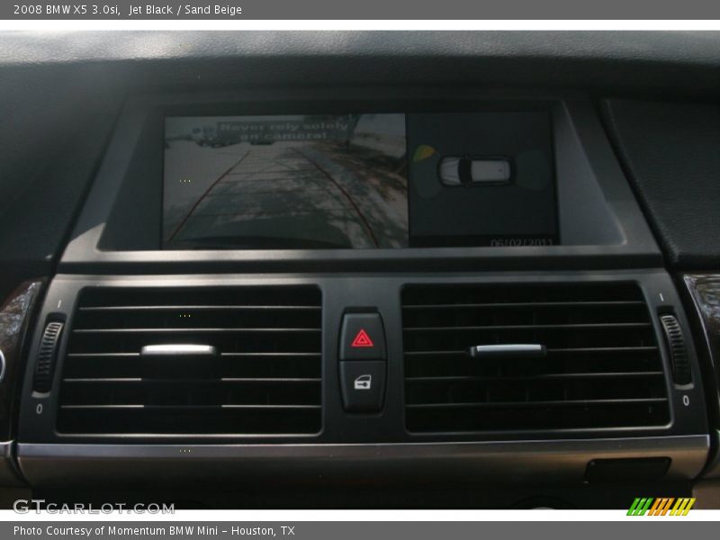 Jet Black / Sand Beige 2008 BMW X5 3.0si
