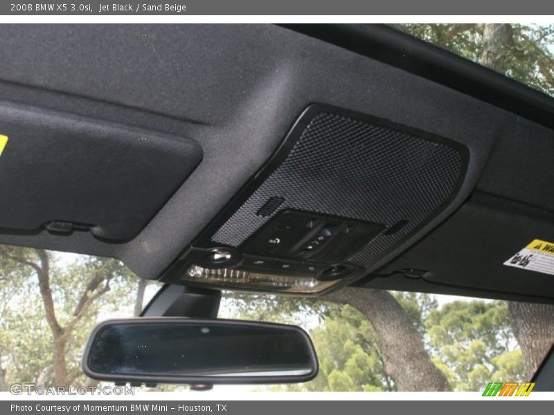 Jet Black / Sand Beige 2008 BMW X5 3.0si