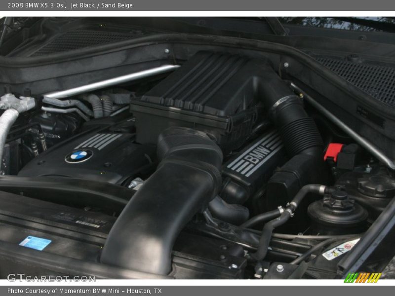 Jet Black / Sand Beige 2008 BMW X5 3.0si