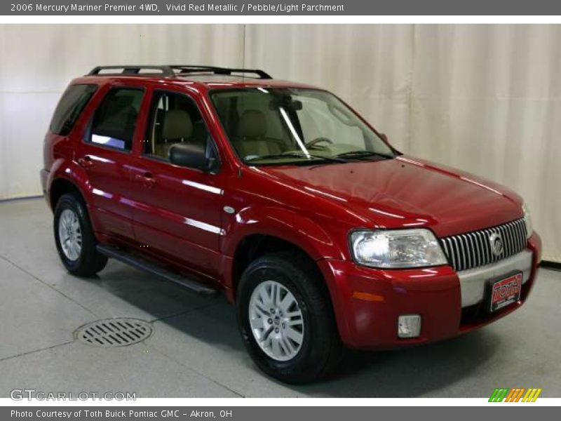 Vivid Red Metallic / Pebble/Light Parchment 2006 Mercury Mariner Premier 4WD