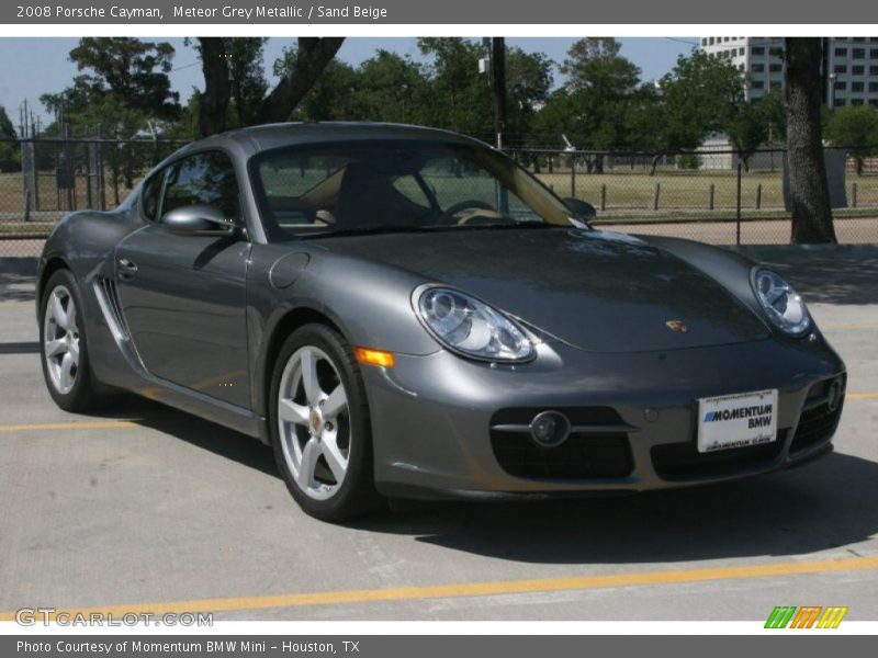 Meteor Grey Metallic / Sand Beige 2008 Porsche Cayman