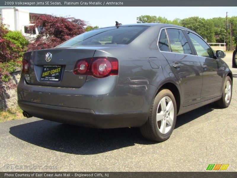 Platinum Gray Metallic / Anthracite 2009 Volkswagen Jetta SE Sedan