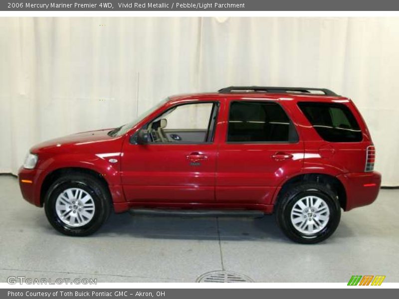 Vivid Red Metallic / Pebble/Light Parchment 2006 Mercury Mariner Premier 4WD