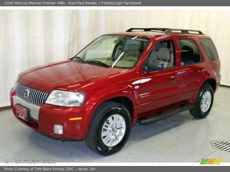 Vivid Red Metallic / Pebble/Light Parchment 2006 Mercury Mariner Premier 4WD