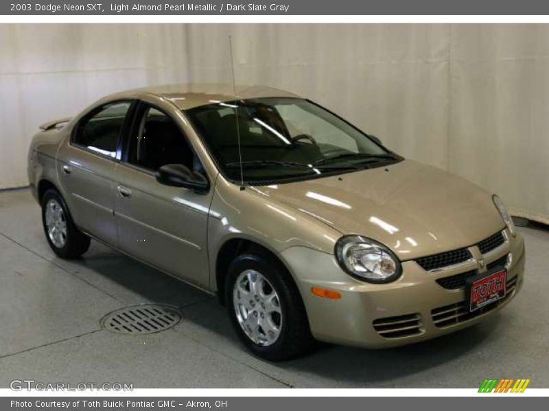 Light Almond Pearl Metallic / Dark Slate Gray 2003 Dodge Neon SXT