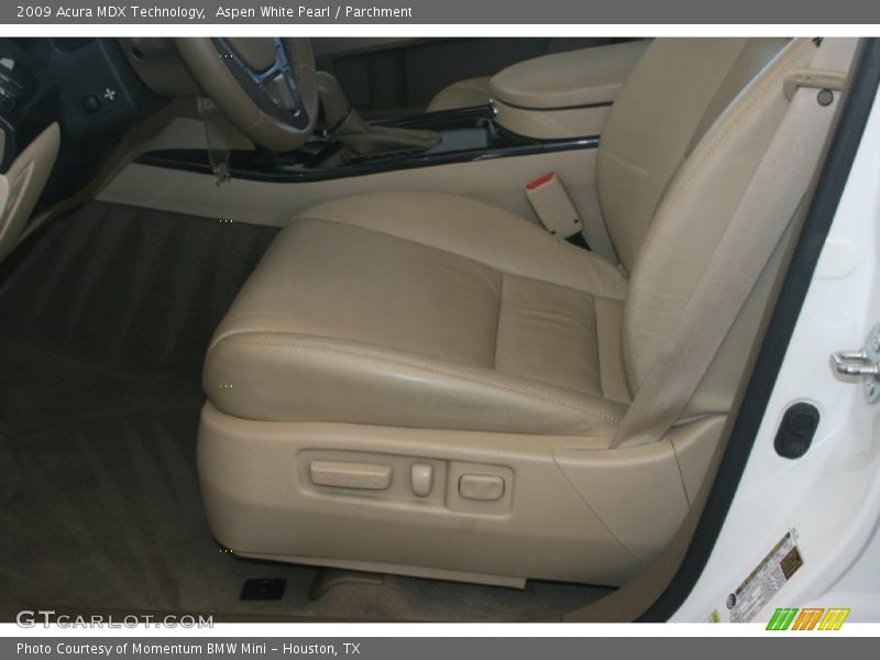 Aspen White Pearl / Parchment 2009 Acura MDX Technology