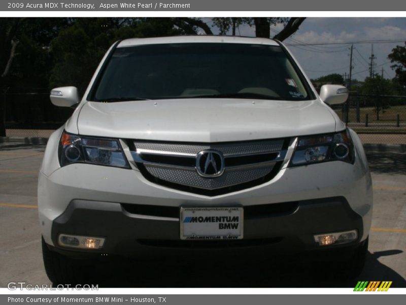 Aspen White Pearl / Parchment 2009 Acura MDX Technology