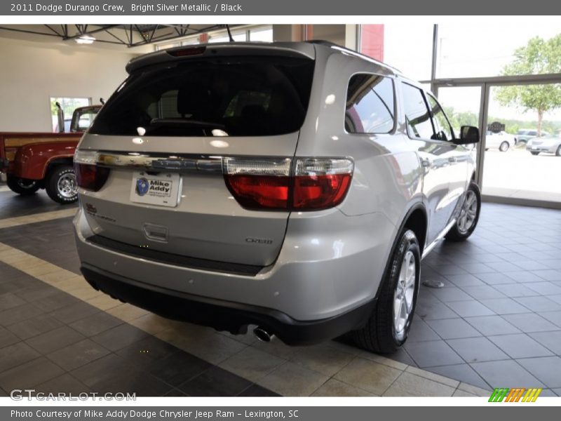 Bright Silver Metallic / Black 2011 Dodge Durango Crew