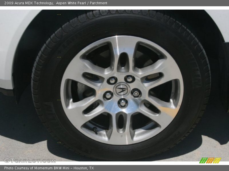 Aspen White Pearl / Parchment 2009 Acura MDX Technology