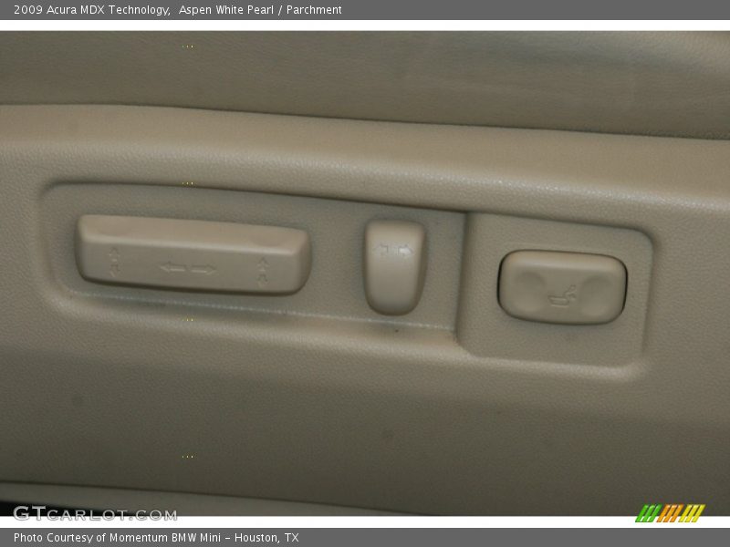 Aspen White Pearl / Parchment 2009 Acura MDX Technology