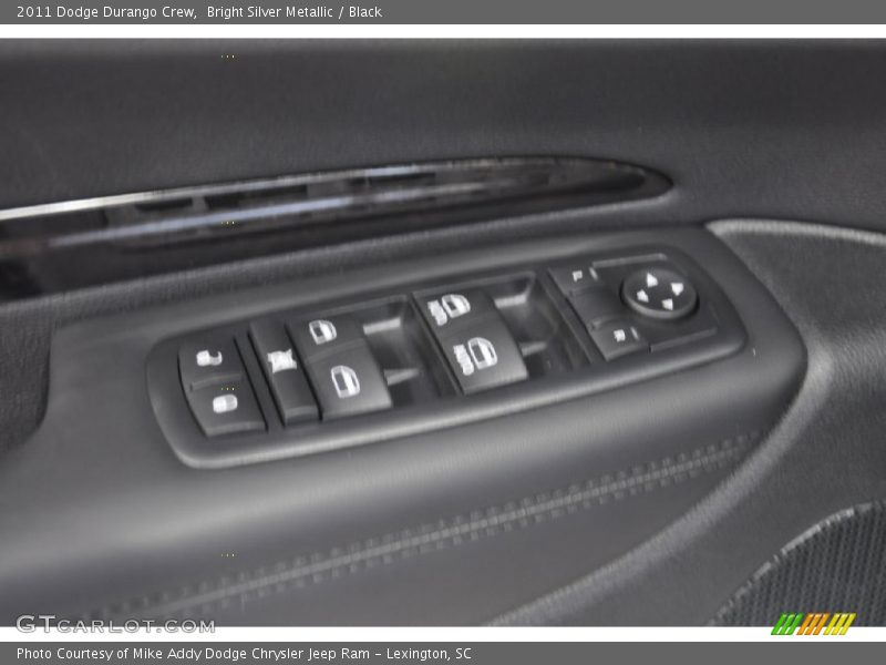 Bright Silver Metallic / Black 2011 Dodge Durango Crew
