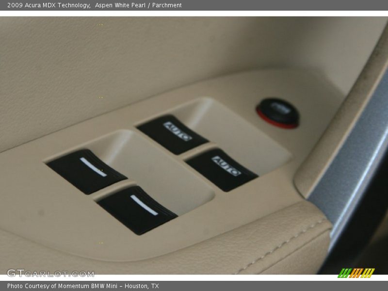 Aspen White Pearl / Parchment 2009 Acura MDX Technology