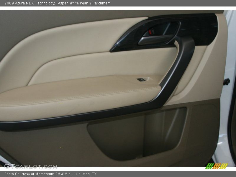 Aspen White Pearl / Parchment 2009 Acura MDX Technology