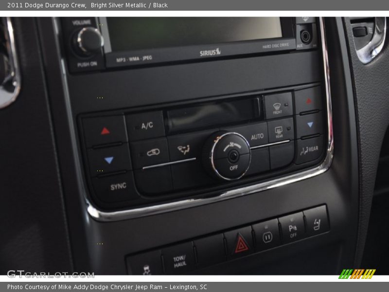 Bright Silver Metallic / Black 2011 Dodge Durango Crew
