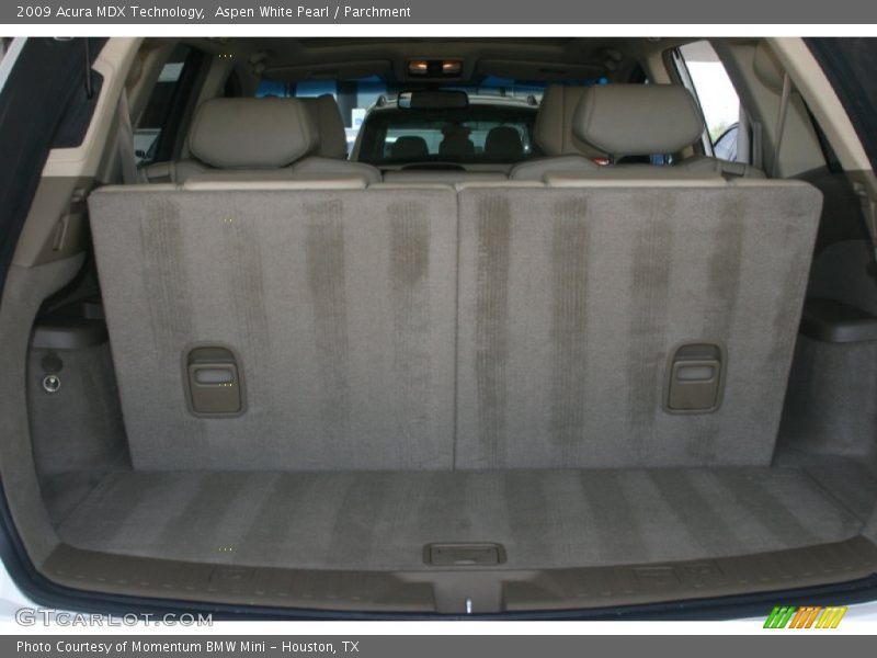 Aspen White Pearl / Parchment 2009 Acura MDX Technology