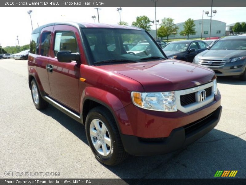 Tango Red Pearl / Gray 2010 Honda Element EX 4WD