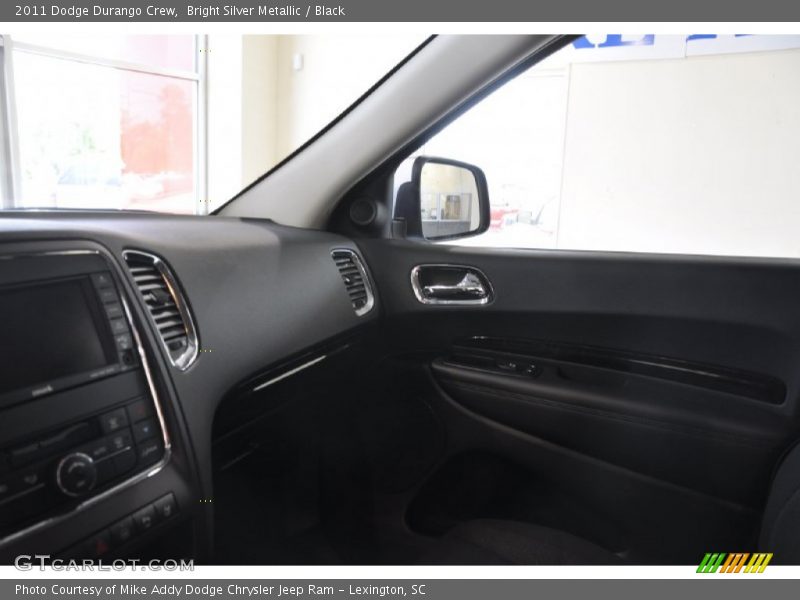 Bright Silver Metallic / Black 2011 Dodge Durango Crew