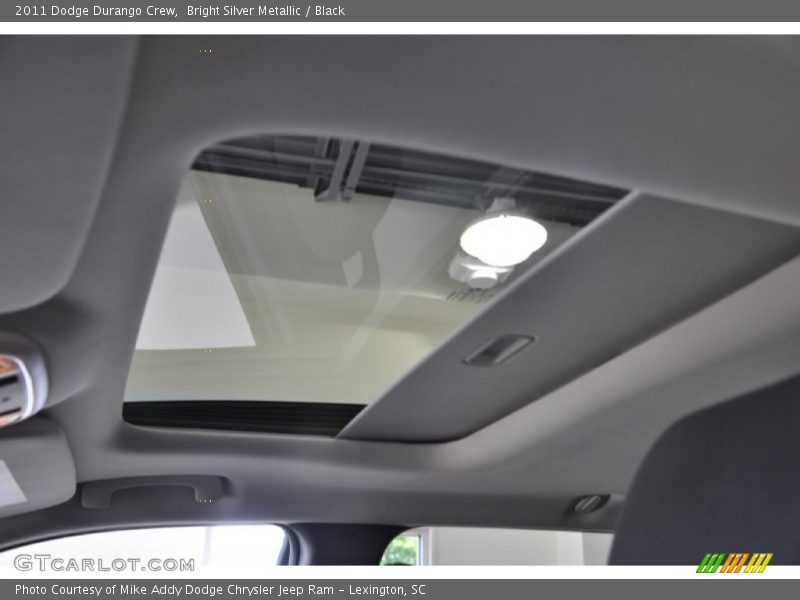 Bright Silver Metallic / Black 2011 Dodge Durango Crew
