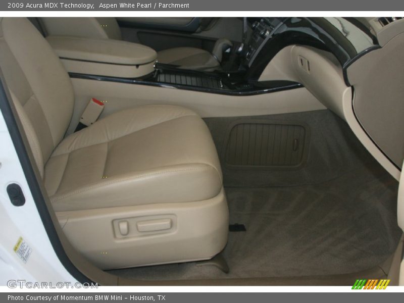 Aspen White Pearl / Parchment 2009 Acura MDX Technology
