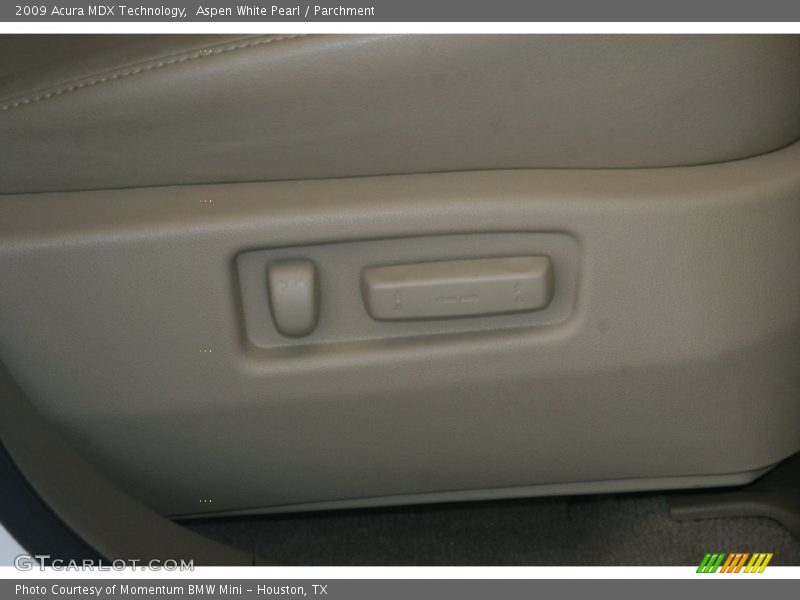 Aspen White Pearl / Parchment 2009 Acura MDX Technology