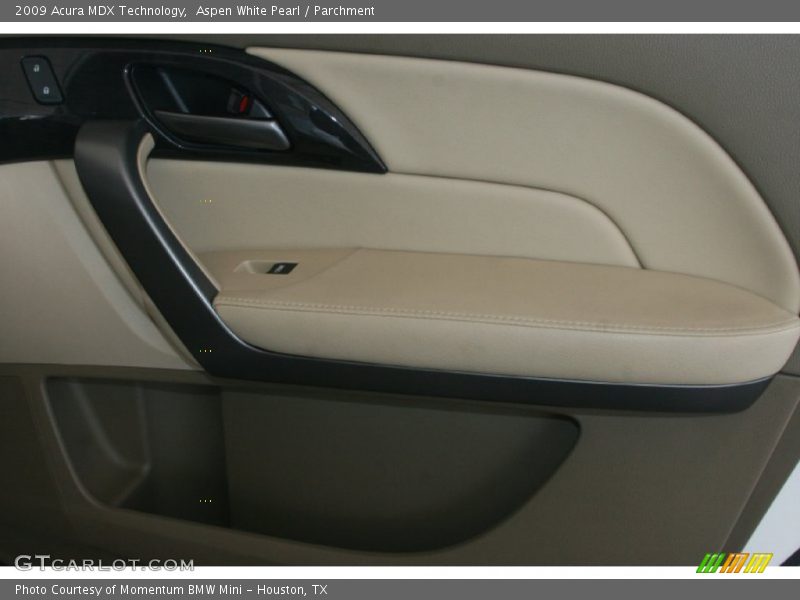Aspen White Pearl / Parchment 2009 Acura MDX Technology